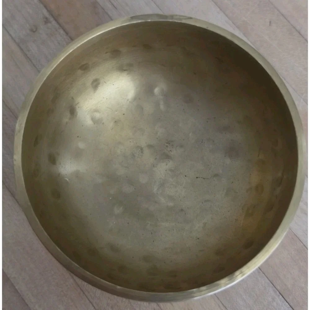 Brass Tibetan Singing Bowl Only Yoga Sound Healing Meditation‎ Instrument Church